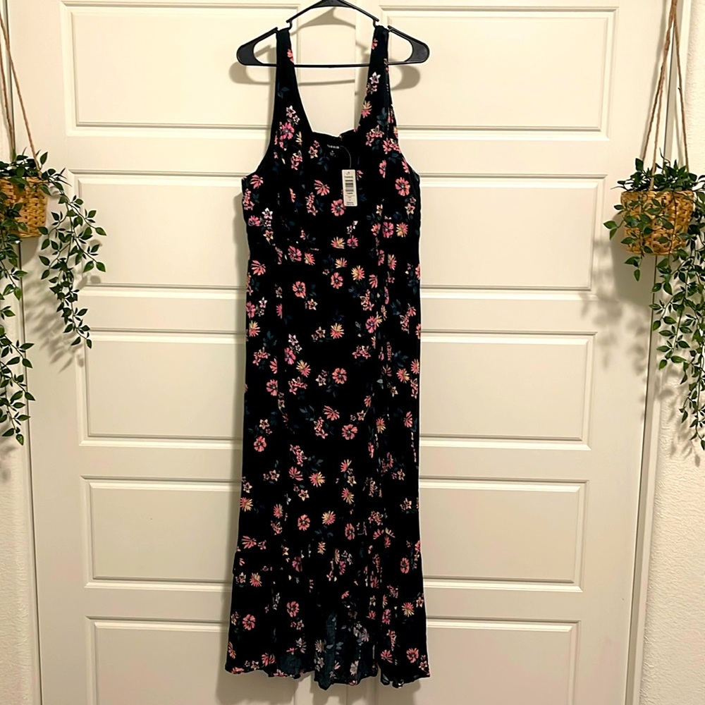 Torrid Floral Ruffled Midi Dress